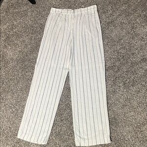 Old Navy Off white Striped Pants